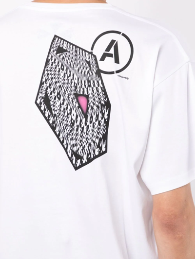 Shop Acronym Graphic-print T-shirt In 白色