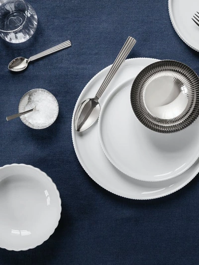 Shop Georg Jensen Bernadotte Dinnerware, Set Of 3 In White