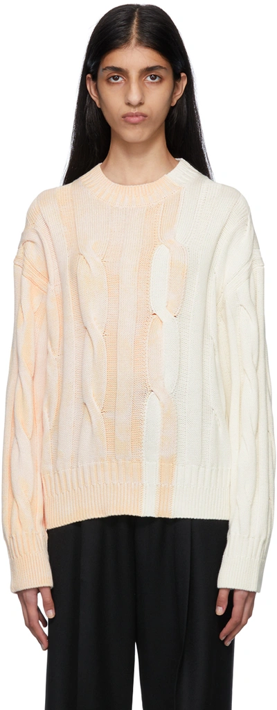 Shop Eytys Off-white Harris Sweater In Off White & Beige