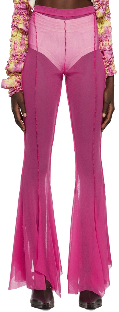 Shop Feben Ssense Exclusive Pink Trousers