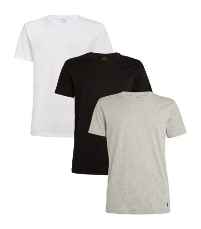 Shop Polo Ralph Lauren Cotton Classic T-shirts (set Of 3) In Multi