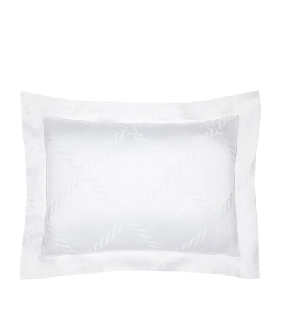Shop Pratesi Treccia Pillowcase (50cm X 90cm) In White
