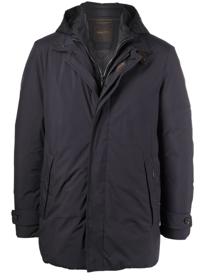 Moorer Raffaello Stp Bomber Jacket In Blue