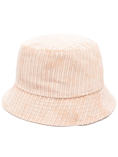 Shop Isabel Marant Corduroy Bucket Hat In Neutrals