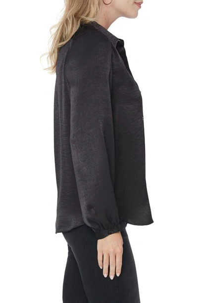 Shop Nydj Modern Blouse In Black