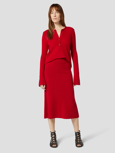 Shop Equipment Smithe Cashmere Sweater In Red Dahlia