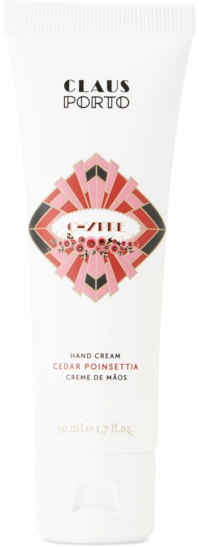 Shop Claus Porto Chypre Hand Cream — Cedar Poinsettia, 50 ml In Na