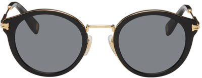 Shop Marc Jacobs Black 1017/s Sunglasses In 0807 Black