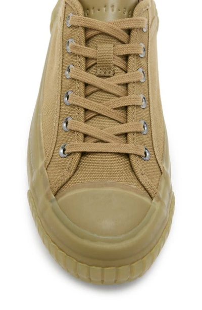 Shop Allsaints Ghost Jackie Sneaker In Deep Olive Green