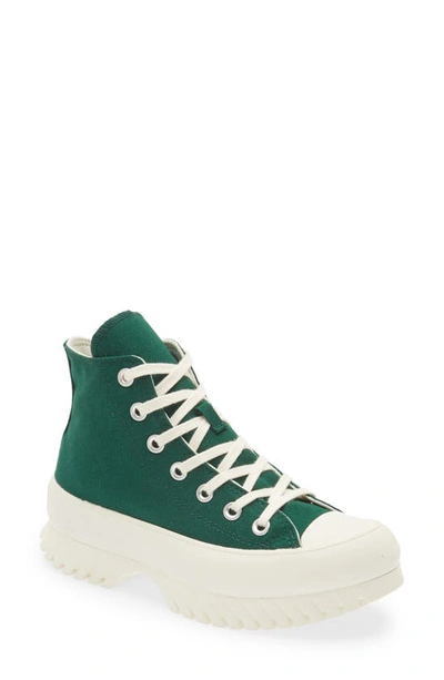 Converse Green Chuck Taylor All Star Lugged 2.0 High-top Sneakers In  Midnight Clover/ Black/ Egret | ModeSens