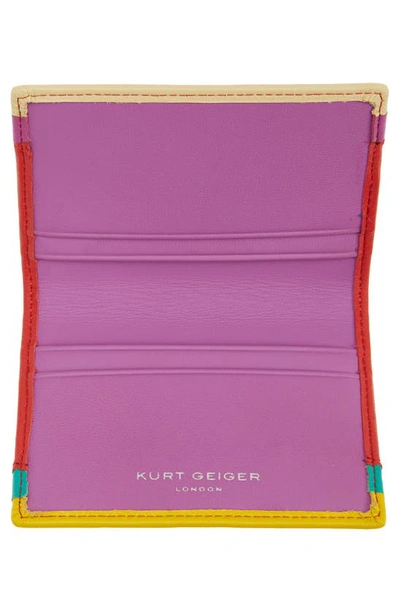 Shop Kurt Geiger Multi Card Holder In Open Red