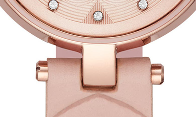 Shop Kate Spade Annadale Leather Strap Watch, 30mm In Blush/ Rose Gold