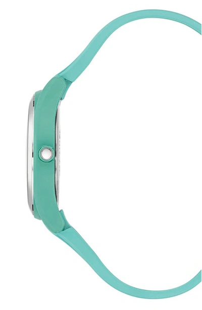 Shop Anne Klein Considered Solar Recycled Ocean Plastic Strap Watch, 38.5mm In Teal