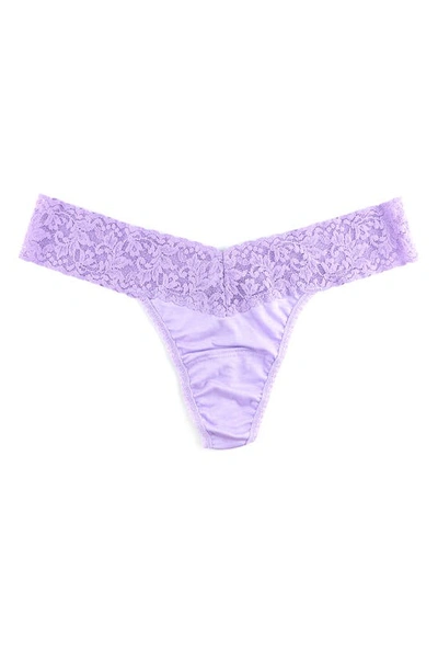 Shop Hanky Panky Low Rise Thong In French Lavender