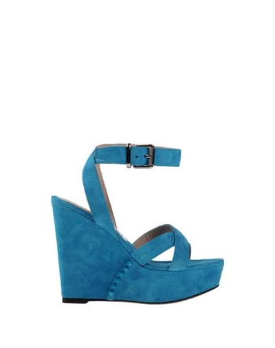 Barbara Bui Sandals In Turquoise