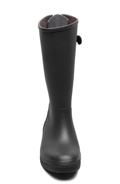 Shop Bogs Amanda Ii Tall Waterproof Adjustable Calf Rain Boot In Black