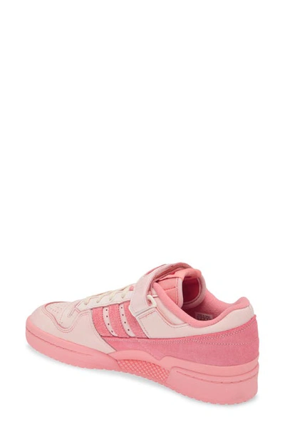 Shop Adidas Originals Forum 84 Low Sneaker In Cream White/ Red/ White