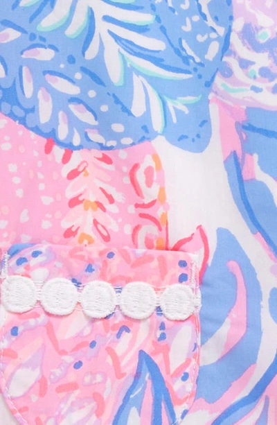 Shop Lilly Pulitzer Baby Lilly Cotton Shift Dress & Bloomers In Pink Isle Snappy Turtle