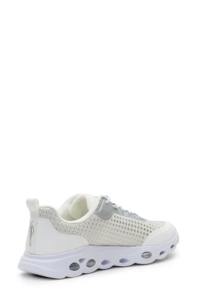 Shop Ara Montclair Sneaker In White Silver