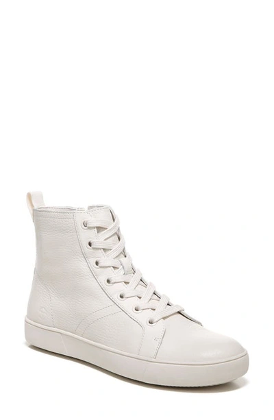 Shop Naturalizer Morrison High Top Sneaker In Beige Leather