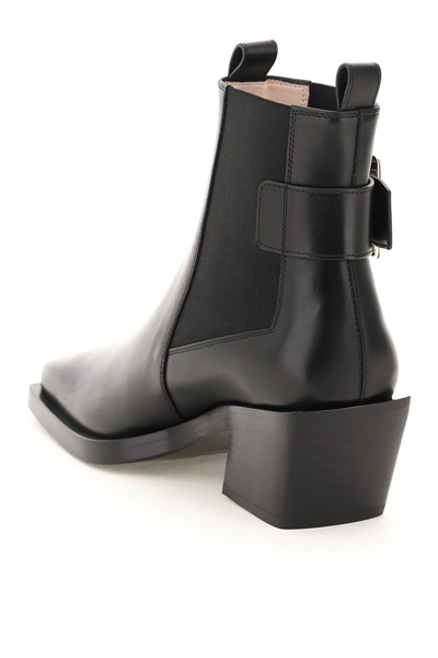 Shop Roger Vivier Bellyviv' Tex Chelsea Boots In Black