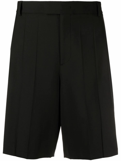 Shop Valentino Men's  Black Polyester Shorts