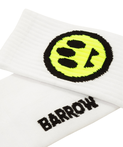 Shop Barrow Cotton Socks In Off White