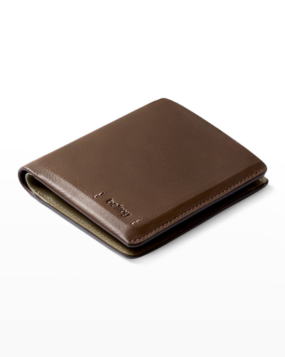 Shop Bellroy Men's Note Sleeve Premium Leather Wallet In Darkwood