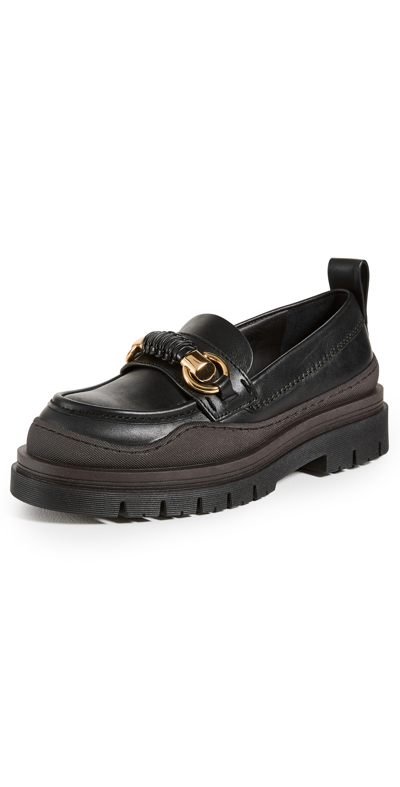 Shop See By Chloé Lylia Loafers In Black