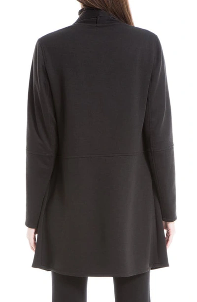 Maxstudio Trapunto Scuba Knit Topper In Black