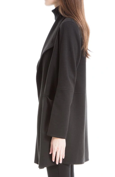 Maxstudio Trapunto Scuba Knit Topper In Black