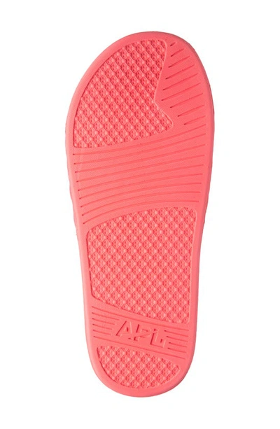 Shop Apl Athletic Propulsion Labs Lusso Quilted Slide Sandal In Magenta