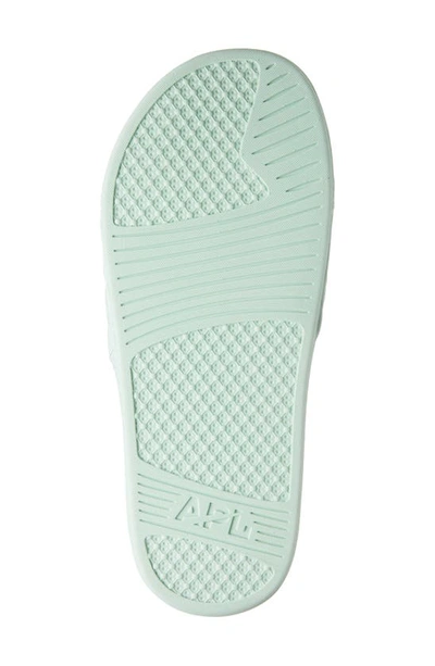 Shop Apl Athletic Propulsion Labs Lusso Quilted Slide Sandal In Peppermint