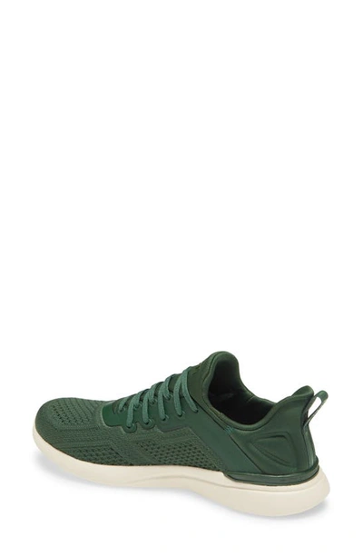 Shop Apl Athletic Propulsion Labs Techloom Tracer Knit Training Shoe In Dark Green / Pristine