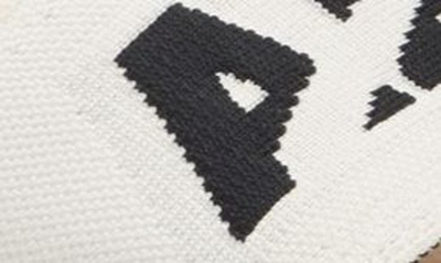 Shop Apl Athletic Propulsion Labs Big Logo Techloom Knit Sport Slide In Pristine / Black