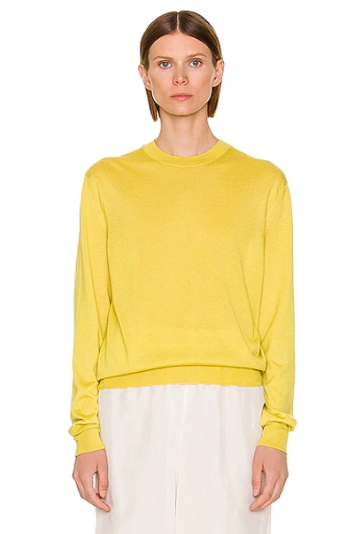 Shop The Row Islington Top In Chartreuse Yellow