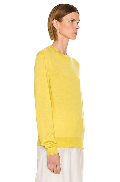 Shop The Row Islington Top In Chartreuse Yellow