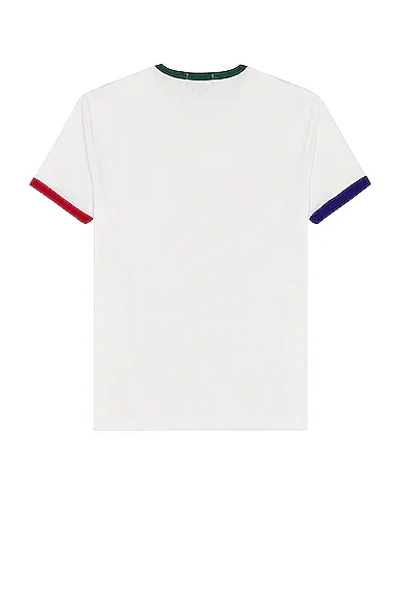 Shop Polo Ralph Lauren Active Bear Tee In White Multi