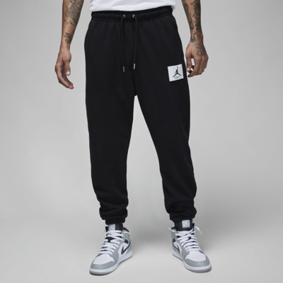 Shop Jordan Men's  Flight Fleece Sweatpants In Black