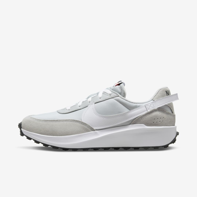 Shop Nike Men's Waffle Debut Shoes In Grey