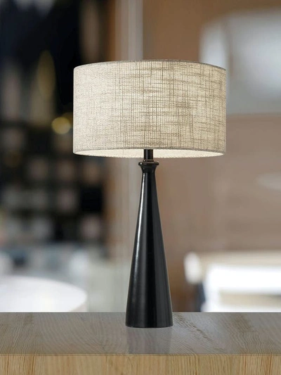 Shop Adesso Linda Table Lamp In Black