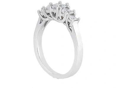 Pre-owned Jewelwesell 5stone 1.30ct Diamond Wedding Band Ring 18k White Gold Princess Cut I Si2 Prong