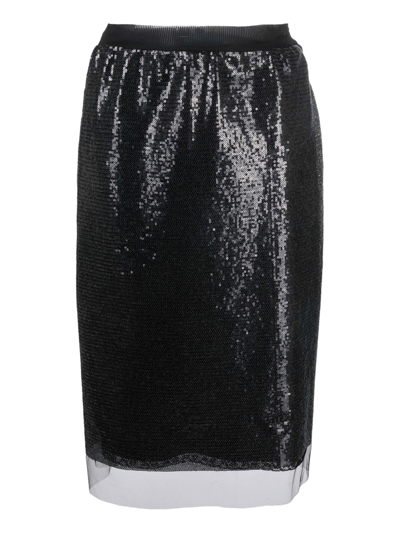 Shop Prada Women's Skirts -  - In Black Synthetic Fibers