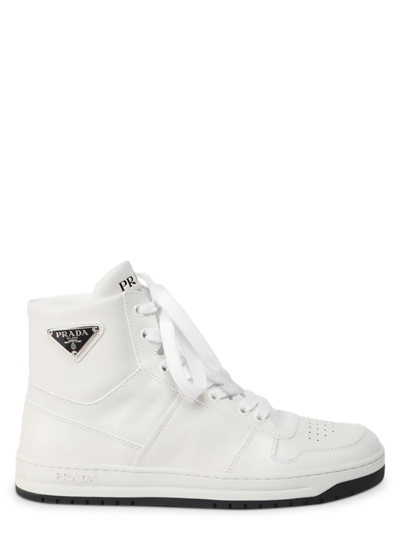 Shop Prada `action High-top` Sneakers In White