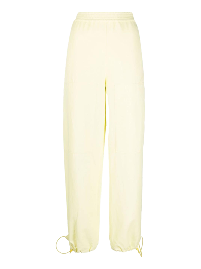 Shop Stella Mccartney Women's Trousers -  - In Yellow Cotton