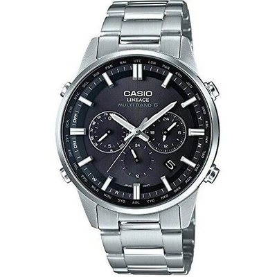 Pre-owned Casio Lineage Liw-m700d-1ajf Multiband 6 Solar Radio Men's Watch
