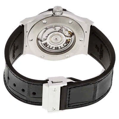 Pre-owned Hublot Classic Fusion Automatic Black Dial Titanium Men's Watch 542nx1171lr
