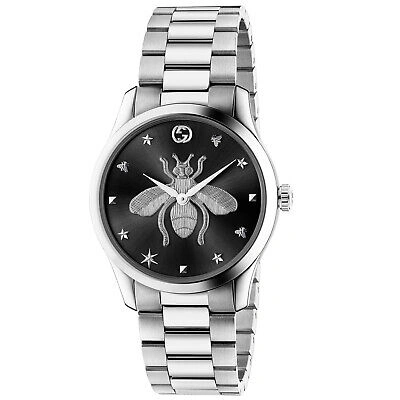 Pre-owned Gucci Women's G-timeless Black Dial Watch - Ya1265024