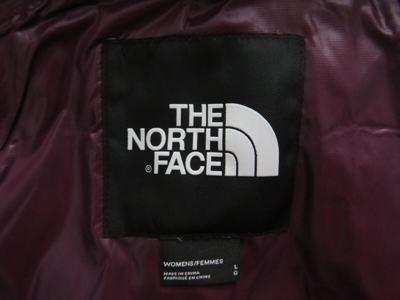 Pre-owned The North Face Womens  Nuptse Belt Mid 700-down Insulated Hooded Jacket - Purple