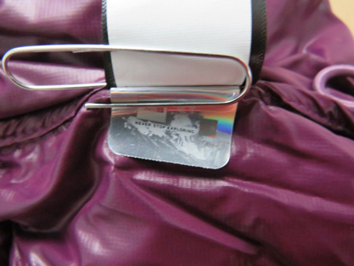 Pre-owned The North Face Womens  Nuptse Belt Mid 700-down Insulated Hooded Jacket - Purple